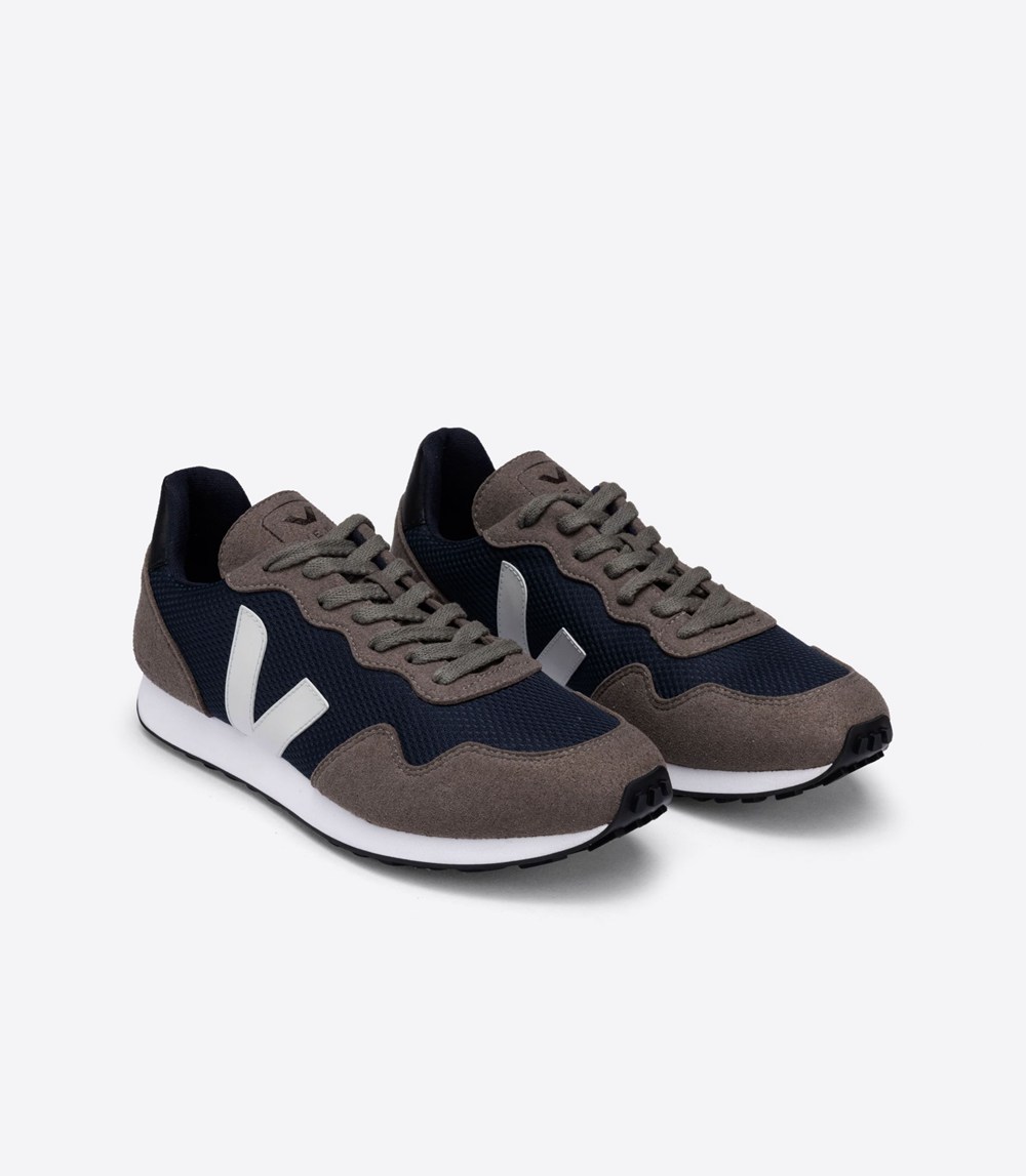 Veja Trainers Womens Grey/Black/White - Sdu Rec Alveomesh Nautico - FRIA-06948